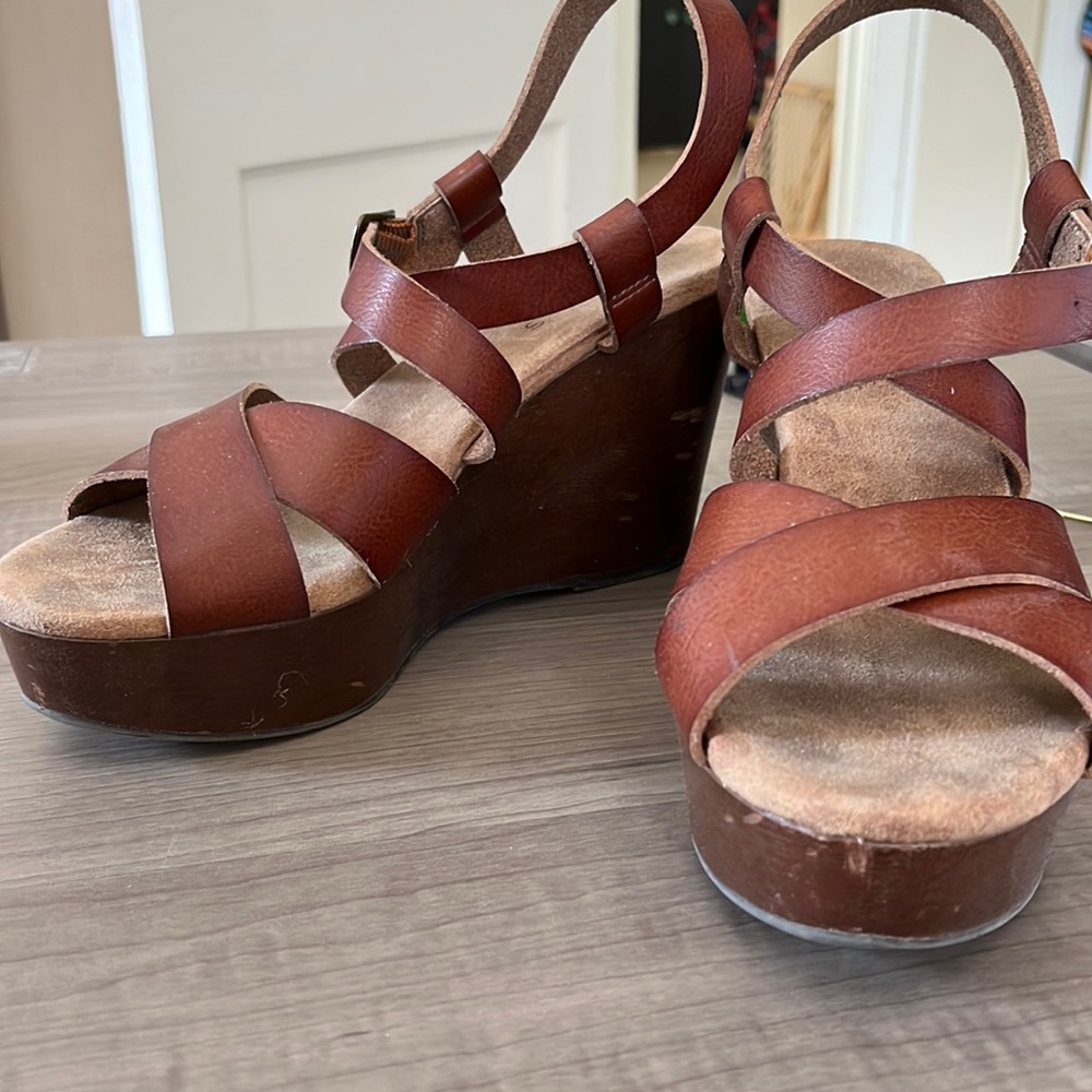 Maurices Strappy Wedges